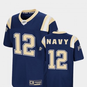 #12 Navy Jersey For Kids Colosseum Navy Foos-Ball Football 733657-427