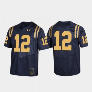 Youth(Kids) Navy #12 Navy Jersey Game Rivalry 130615-600