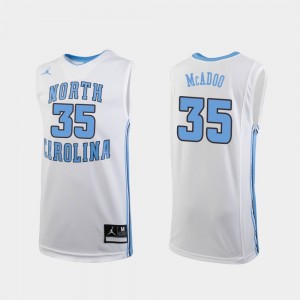 #35 Replica White College Basketball Youth(Kids) Ryan McAdoo UNC Jersey 797953-700