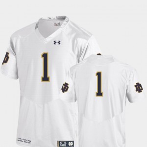 White College Football #1 Team Replica Notre Dame Jersey Youth(Kids) 575137-557
