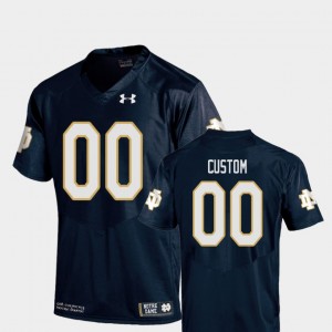 College Football Replica #00 Navy Youth Notre Dame Customized Jersey 372836-591
