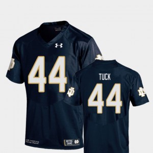 #44 College Football Replica Navy Justin Tuck Notre Dame Jersey Youth(Kids) 838650-184