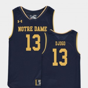 #13 Navy For Kids Replica Nikola Djogo Notre Dame Jersey College Basketball Special Games 198946-693