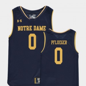 #0 College Basketball Special Games Navy Replica Youth Rex Pflueger Notre Dame Jersey 686554-285