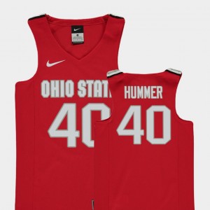 Youth Daniel Hummer OSU Jersey #40 Red College Basketball Replica 609334-380