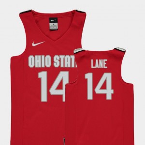 Joey Lane OSU Jersey For Kids #14 Replica College Basketball Red 242220-540