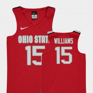 Replica Kam Williams OSU Jersey #15 Youth Red College Basketball 376793-965