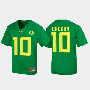 #10 Youth Green Oregon Jersey Football Untouchable 906773-178