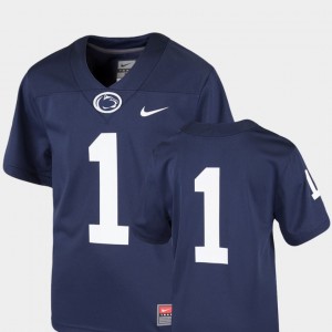 Team Replica Navy College Football #1 For Kids Penn State Jersey 833377-288
