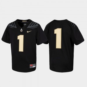 Youth(Kids) Untouchable Black Football #1 Purdue Jersey 874663-527
