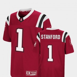 Youth Stanford Jersey Colosseum Cardinal #1 Foos-Ball Football 799825-661