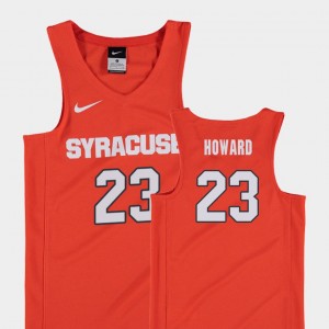 Frank Howard Syracuse Jersey Youth(Kids) #23 College Basketball Orange Replica 295151-529