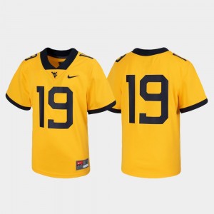 WVU Jersey Untouchable Gold Football Youth(Kids) #19 565366-372